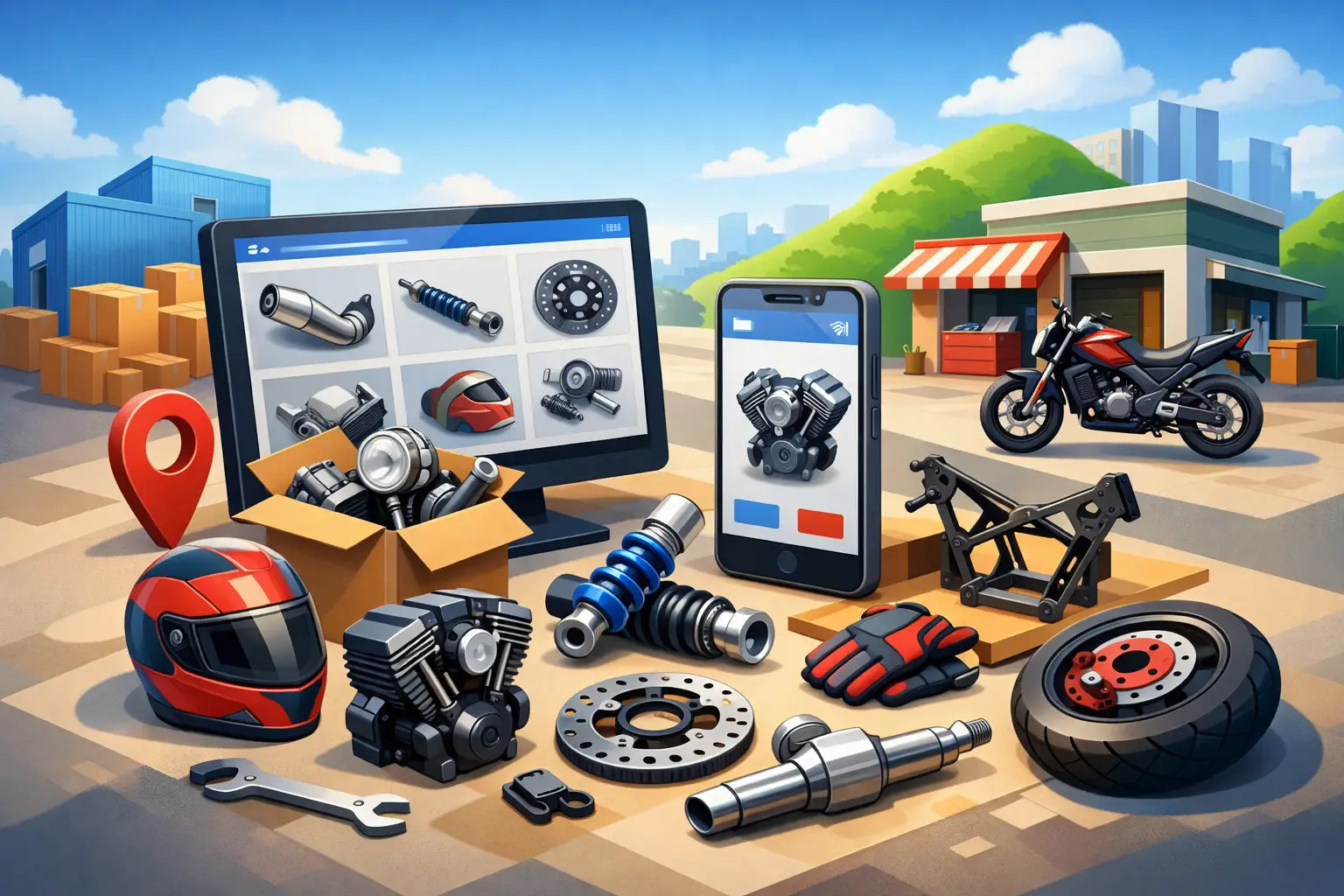 Where to Buy Used Motorcycle Parts