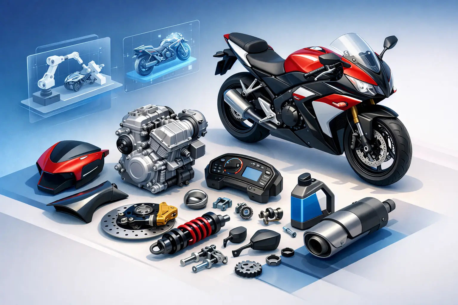 What Is OEM Motorcycle Parts and Why It Matters