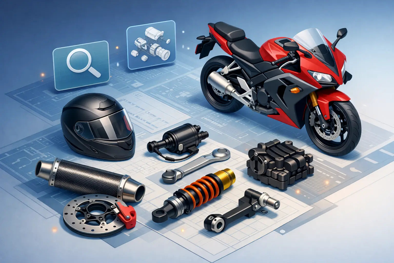 Motorcycle OEM Part Numbers Guide