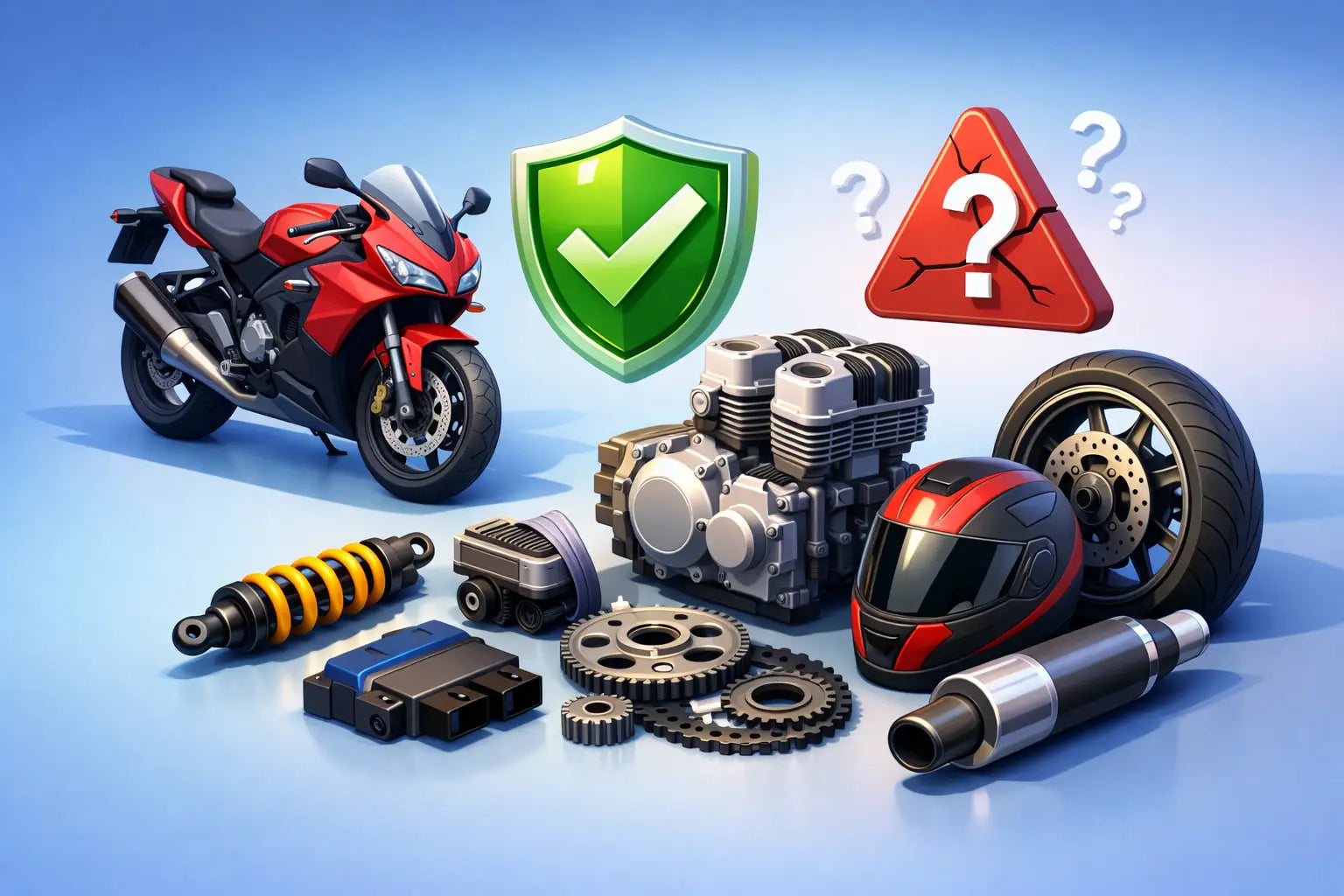 Are Used Motorcycle Parts Reliable?