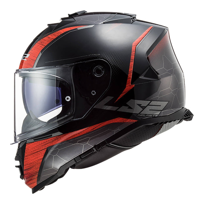 LS2 FF800 Storm Classy Helmet - Black / Red