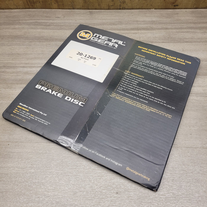 Metal Gear 20-1269 Brake Disk- Triumph Tiger