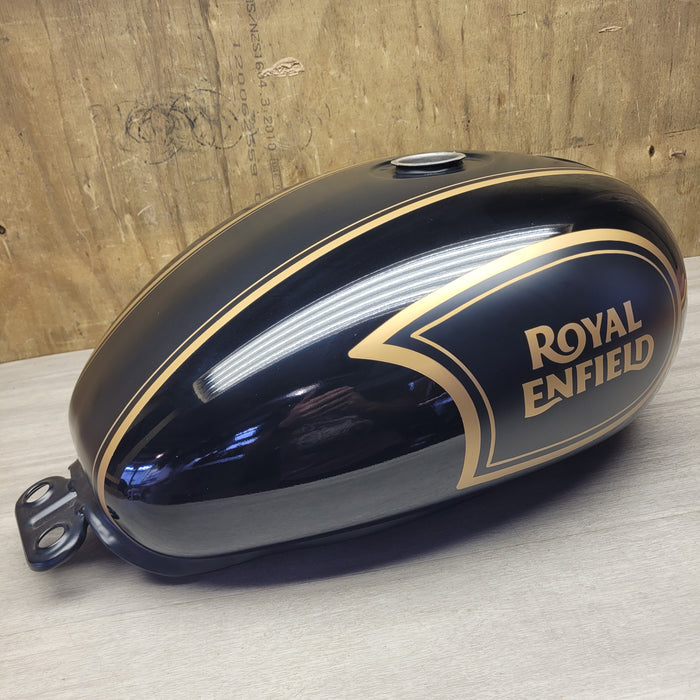 Royal Enfield Special Edition Fuel Tank Black/Gold- New