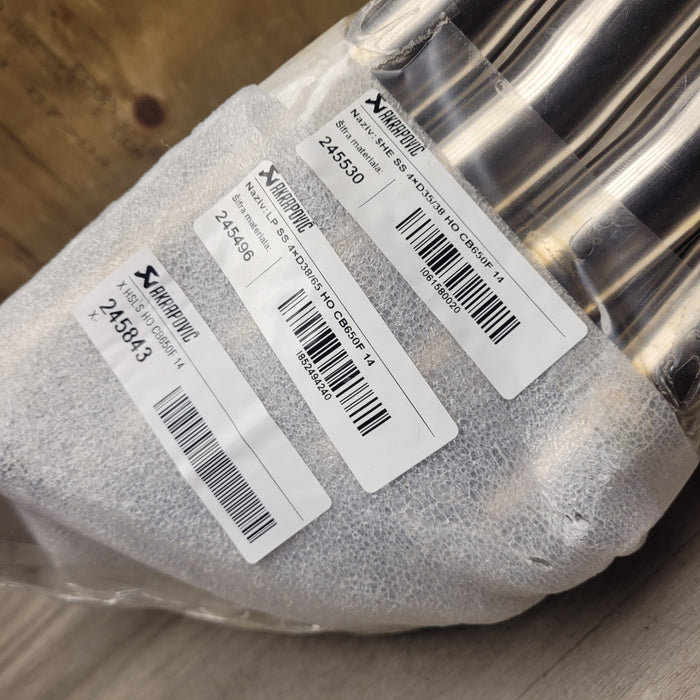 Akrapovic SS Exhaust Header pipes - Honda CB650F